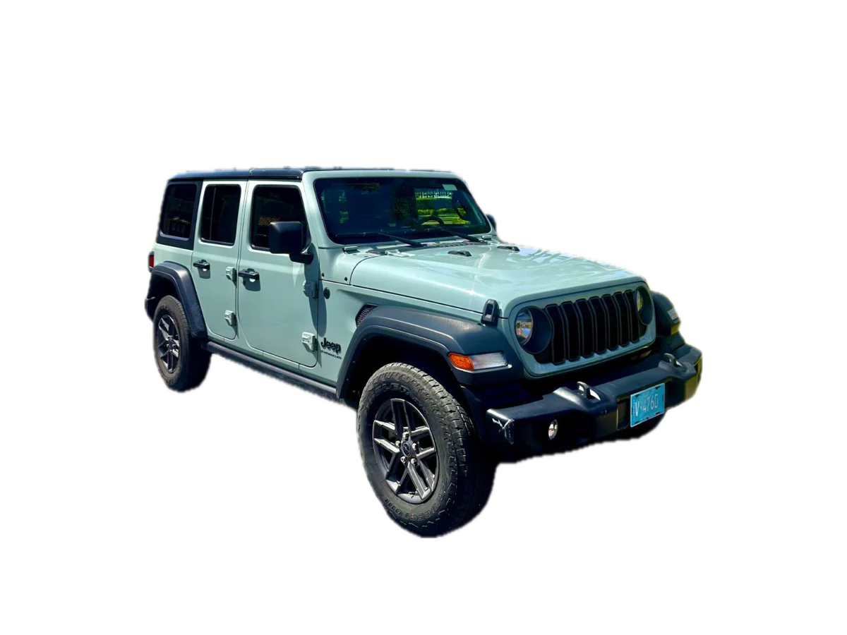 Jeep Wrangler rental car in Aruba